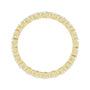 Sapphire Row Lab-Grown Diamond Channel Station Eternity Band - 14K Yellow Gold, 2 mm, 7.5 (view 2)