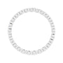 Sapphire Row Lab-Grown Diamond Channel Station Eternity Band - Platinum, 1.5 mm, 5.5 (view 2)