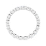 Sapphire Row Lab-Grown Diamond Channel Station Eternity Band - Platinum, 2.5 mm, 5.5 (view 2)