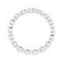 Sapphire Row Lab-Grown Diamond Channel Station Eternity Band - Platinum, 2.5 mm, 6.5 (view 2)