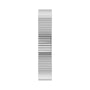 Sapphire Row Gold Ribbed Band - 18K White Gold (view 4)