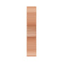 Sapphire Row Gold Ribbed Band - 18K Rose Gold (view 4)