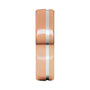 Sapphire Row Gold Off-Center Groove Comfort-Fit Band - 14K White & Rose Gold (view 4)