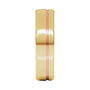 Sapphire Row Gold Off-Center Groove Comfort-Fit Band - 18K Rose & Yellow Gold (view 4)