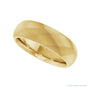Sapphire Row Gold Knurled Comfort-Fit Band - 14K Yellow Gold (view 5)