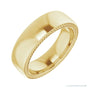 Sapphire Row Gold Wheat Pattern Inlay Band - 18K Yellow Gold, 6 mm
