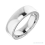 Sapphire Row Gold Wheat Pattern Inlay Band - Platinum, 6 mm