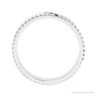 Sapphire Row Natural Diamond Diagonal-Groove Band - 14K White Gold, 9.5 (view 2)