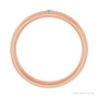 Sapphire Row Natural Diamond Stepped-Edge Groove Band - 14K Rose Gold (view 2)