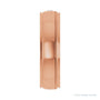 Sapphire Row Natural Diamond Stepped-Edge Groove Band - 14K Rose Gold (view 4)