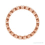 Sapphire Row Lab-Grown Diamond Marquise Bezel Band - 14K Rose Gold, 3 × 1.5 mm · 3/4 ctw (view 2)
