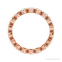Sapphire Row Lab-Grown Diamond Marquise Bezel Band - 14K Rose Gold, 4 × 2 mm · 1 3/8 ctw (view 2)