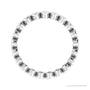 Sapphire Row Lab-Grown Diamond Marquise Bezel Band - 14K White Gold, 3 × 1.5 mm · 3/4 ctw (view 2)