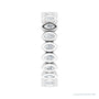 Sapphire Row Lab-Grown Diamond Marquise Bezel Band - 14K White Gold, 3 × 1.5 mm · 3/4 ctw (view 4)