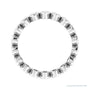 Sapphire Row Lab-Grown Diamond Marquise Bezel Band - 14K White Gold, 4 × 2 mm · 1 3/8 ctw (view 2)
