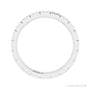Sapphire Row Natural Diamond Princess-Cut Station Band - Platinum, 1.75 × 1.75 mm, 6 (view 2)