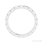 Sapphire Row Natural Diamond Princess-Cut Station Band - Platinum, 1.5 × 1.5 mm, 7 (view 2)