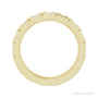 Sapphire Row Natural Diamond Princess-Cut Station Band - 14K Yellow Gold, 2.25 × 2.25 mm, 5 (view 2)