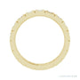 Sapphire Row Natural Diamond Princess-Cut Station Band - 14K Yellow Gold, 2.25 × 2.25 mm, 7 (view 2)