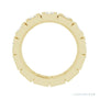 Sapphire Row Natural Diamond Princess-Cut Station Band - 14K Yellow Gold, 3 × 3 mm, 6 (view 2)