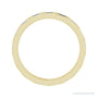 Sapphire Row Natural Diamond Baguette Station Band - 14K Yellow Gold, 2.5 × 1 mm, 6 (view 2)