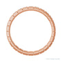 Sapphire Row Lab-Grown Diamond Princess-Cut Station Band - 14K Rose Gold, 1.3 × 1.3 mm, 7 (view 2)