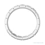 Sapphire Row Lab-Grown Diamond Princess-Cut Station Band - 14K White Gold, 2.25 × 2.25 mm, 7 (view 2)