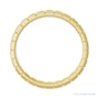 Sapphire Row Lab-Grown Diamond Princess-Cut Station Band - 14K Yellow Gold, 1.3 × 1.3 mm, 7 (view 2)