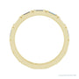 Sapphire Row Lab-Grown Diamond Baguette Station Band - 14K Yellow Gold, 3 × 2 mm, 6 (view 2)