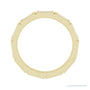 Sapphire Row Lab-Grown Diamond Baguette Station Band - 14K Yellow Gold, 4 × 2 mm, 6 (view 2)