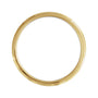 Sapphire Row Gold Beveled Stepped-Edge Comfort-Fit Band - 14K Yellow & White Gold, 6 mm (view 2)