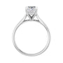 Sapphire Row Lab-Grown Emerald-Cut Diamond Cathedral Solitaire Engagement Ring - 14K White Gold, 1 3/4 ctw (view 2)