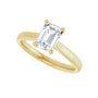 Sapphire Row Lab-Grown Emerald-Cut Diamond Cathedral Solitaire Engagement Ring - 14K Yellow Gold, 1 1/8 ctw (view 5)