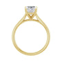 Sapphire Row Lab-Grown Emerald-Cut Diamond Cathedral Solitaire Engagement Ring - 14K Yellow Gold, 1 3/4 ctw (view 2)