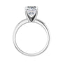 Sapphire Row Lab-Grown Emerald-Cut Diamond Solitaire Engagement Ring - 14K White Gold, 2 1/2 ctw (view 2)