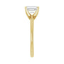 Sapphire Row Lab-Grown Emerald-Cut Diamond Solitaire Engagement Ring - 14K Yellow Gold, 1 1/4 ctw (view 4)