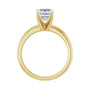 Sapphire Row Lab-Grown Emerald-Cut Diamond Solitaire Engagement Ring - 14K Yellow Gold, 1 3/4 ctw (view 2)