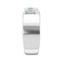 Sapphire Row Lab-Grown Emerald-Cut Diamond Two-Stone Engagement Ring - 14K White Gold, 1 1/3 ctw (view 4)