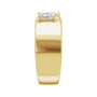 Sapphire Row Lab-Grown Emerald-Cut Diamond Two-Stone Engagement Ring - 14K Yellow Gold, 1 1/3 ctw (view 4)