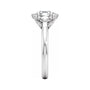 Sapphire Row Lab-Grown Hexagon Diamond Accented Engagement Ring - 14K White Gold, 2 1/8 ctw (view 4)