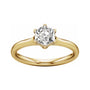 Sapphire Row Lab-Grown Hexagon Diamond Accented Engagement Ring - 14K Yellow Gold, 1 1/4 ctw (view 3)