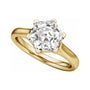 Sapphire Row Lab-Grown Hexagon Diamond Accented Engagement Ring - 14K Yellow Gold, 3 1/6 ctw (view 5)