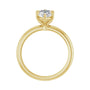 Sapphire Row Lab-Grown Marquise Diamond Claw-Prong Engagement Ring - 14K Yellow Gold, 1 5/8 ctw (view 2)