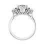 Sapphire Row Lab-Grown Marquise Diamond Claw-Prong Three-Stone Engagement Ring - 14K White Gold, 2 9/10 ctw (view 2)