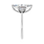 Sapphire Row Lab-Grown Marquise Diamond Claw-Prong Three-Stone Engagement Ring - 14K White Gold, 2 9/10 ctw (view 4)