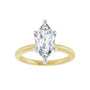 Sapphire Row Lab-Grown Marquise Diamond Solitaire Engagement Ring - 14K Yellow & White Gold, 2 ctw (view 3)