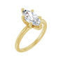 Sapphire Row Lab-Grown Marquise Diamond Solitaire Engagement Ring - 14K Yellow Gold, 2 ctw