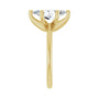 Sapphire Row Lab-Grown Marquise Diamond Solitaire Engagement Ring - 14K Yellow Gold, 2 ctw (view 4)