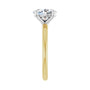Sapphire Row Lab-Grown Oval Diamond Claw-Prong Engagement Ring - 14K Yellow & White Gold, 1 1/2 ctw (view 4)