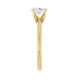 Sapphire Row Lab-Grown Oval Diamond Solitaire Engagement Ring - 14K Yellow Gold, 3/4 ctw (view 4)